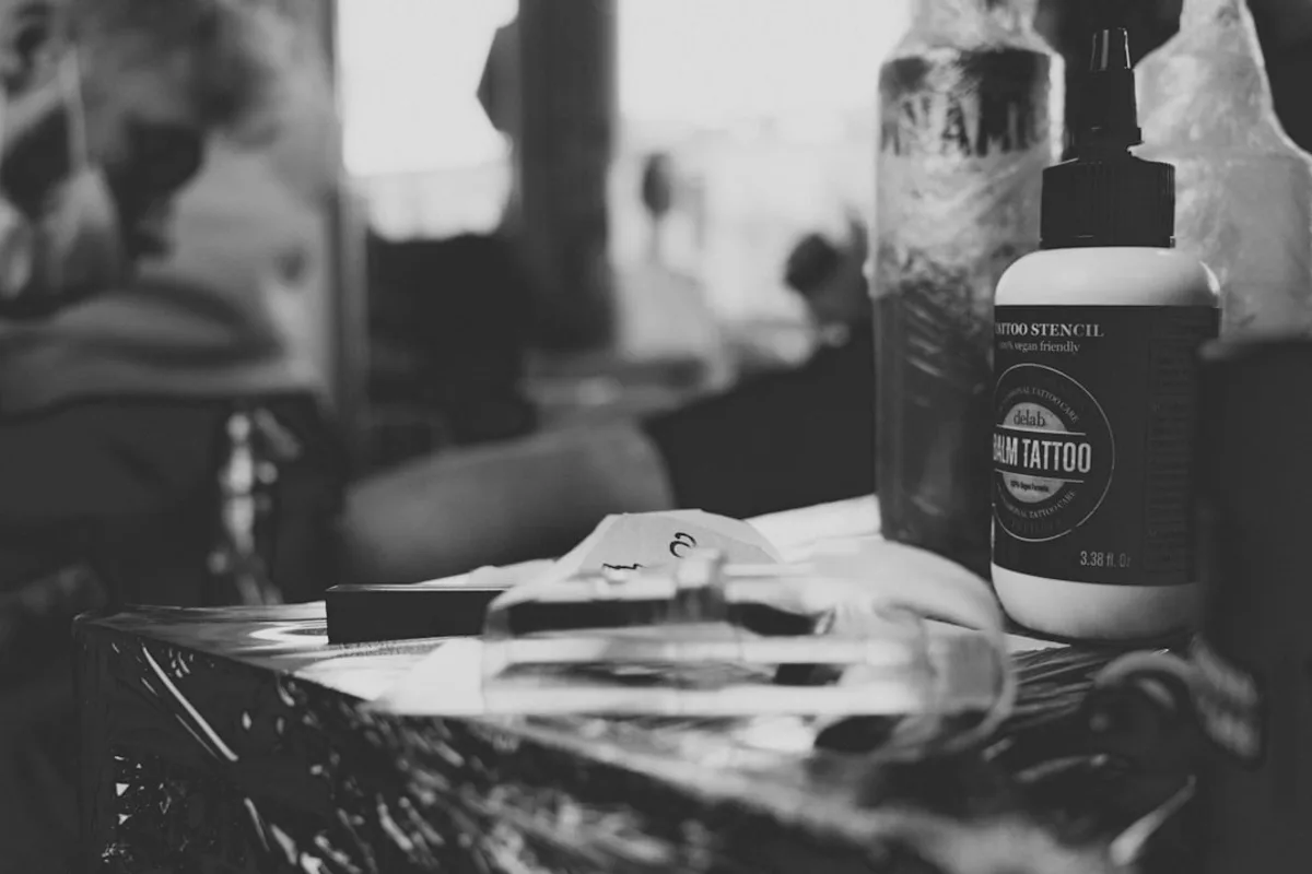 a couple of bottles of alcohol on a table