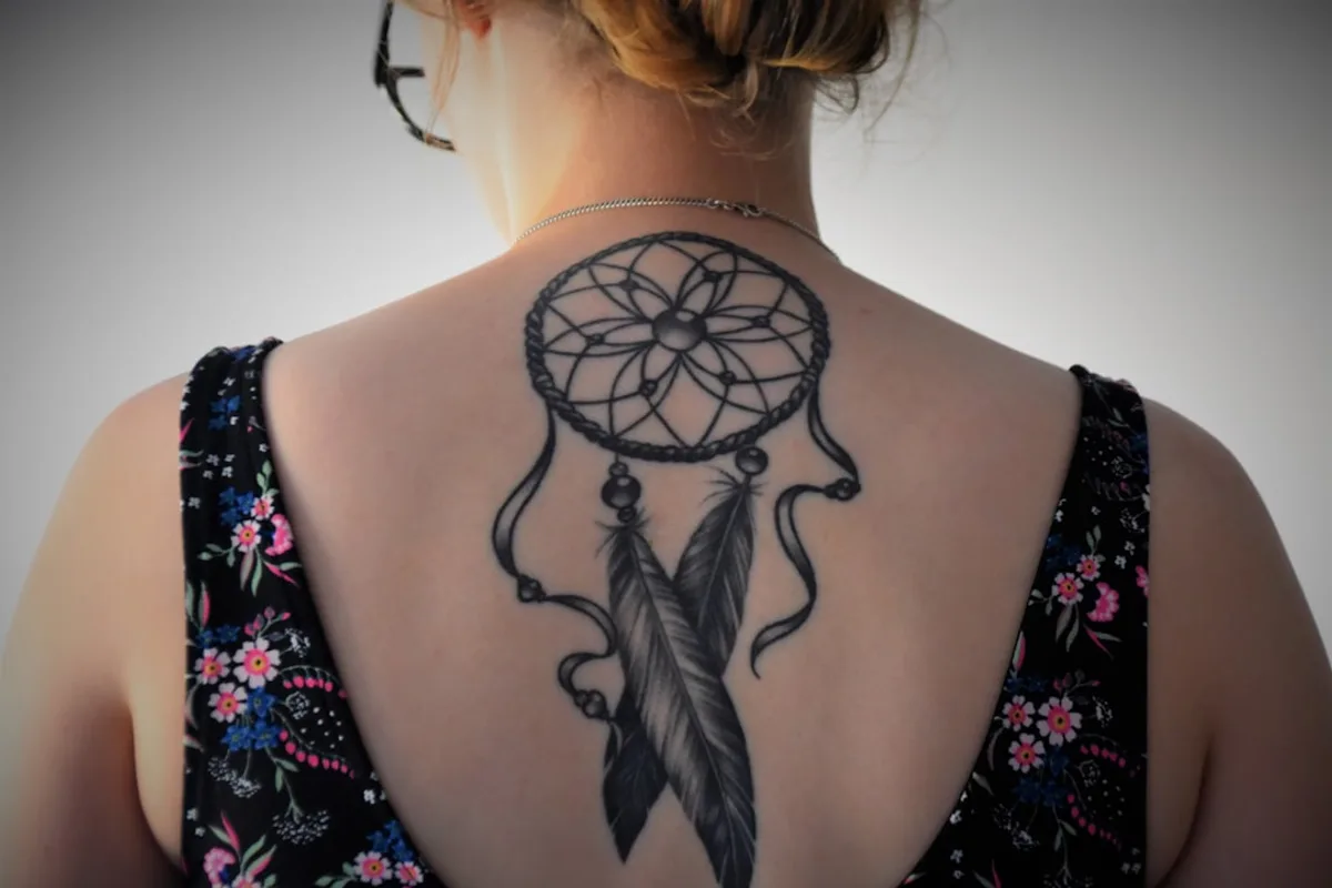 dream catcher tattoo