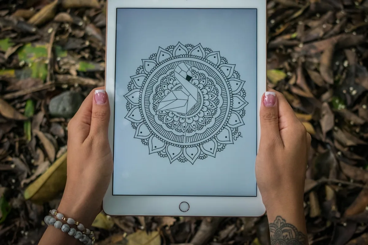 white iPad Pro
